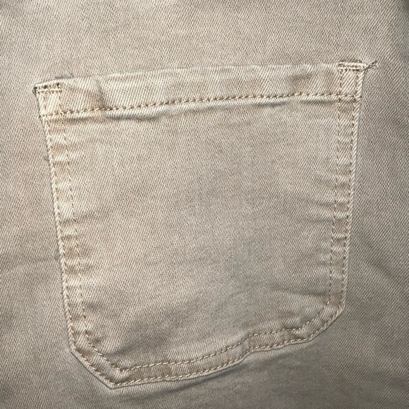 OAT NEW YORK Straight-Leg Twill Ankle Cropped Jeans - High Rise - Picture 7 of 14